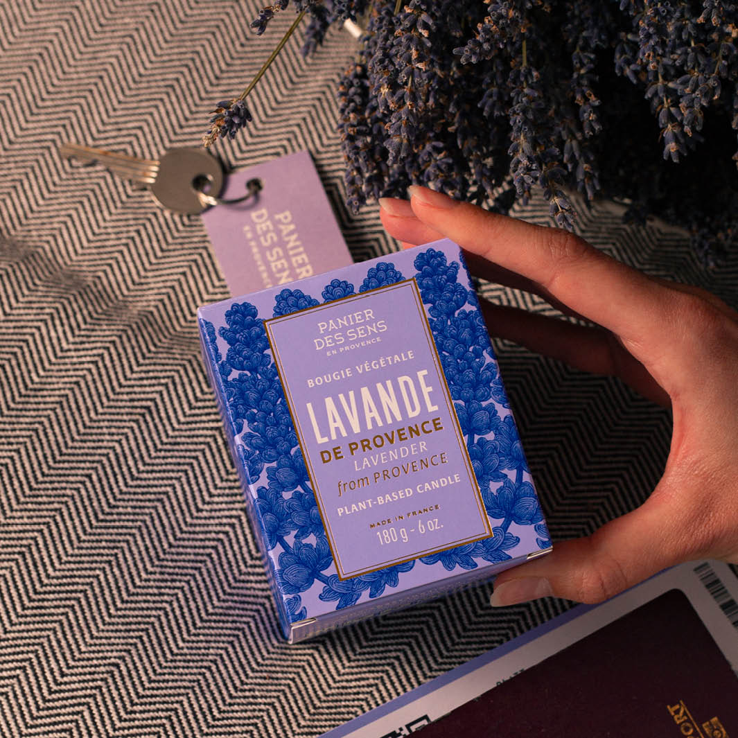 Bougie lavande 180g – Cire végétale & parfum relaxant - Image 2