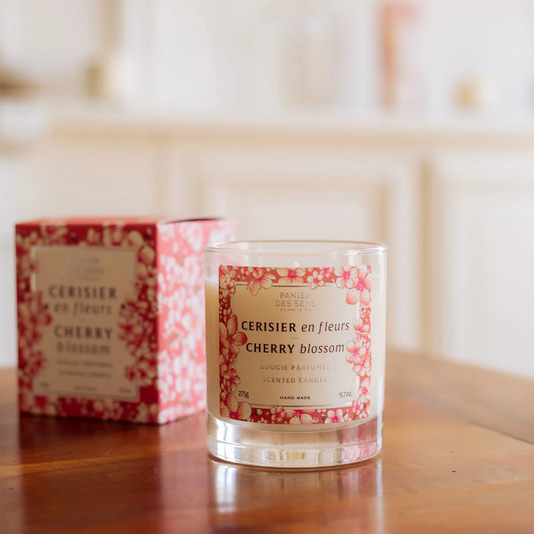 Bougie parfumée cire végétale - Parfum Cerisier en Fleurs 275g - Image 2