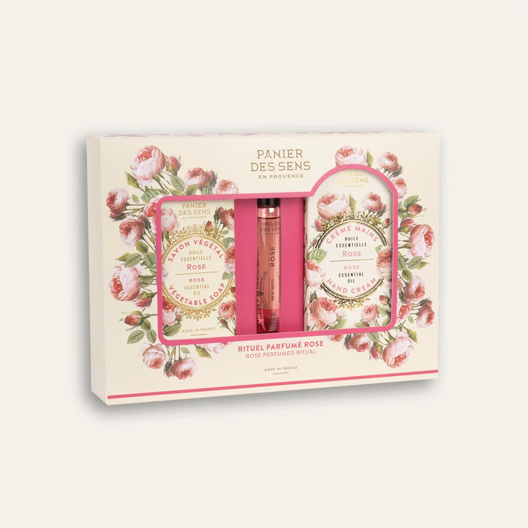 Coffret rituel parfumé - Rose Envoûtante