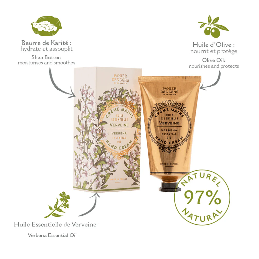 Crème pour les mains - Parfum Verveine 75ml - Image 2
