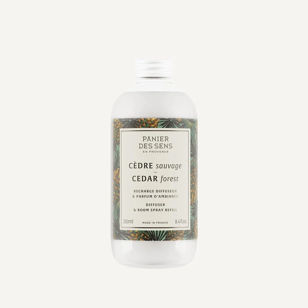 Recharge diffuseur et parfum d'ambiance - Cèdre Sauvage 250ml
